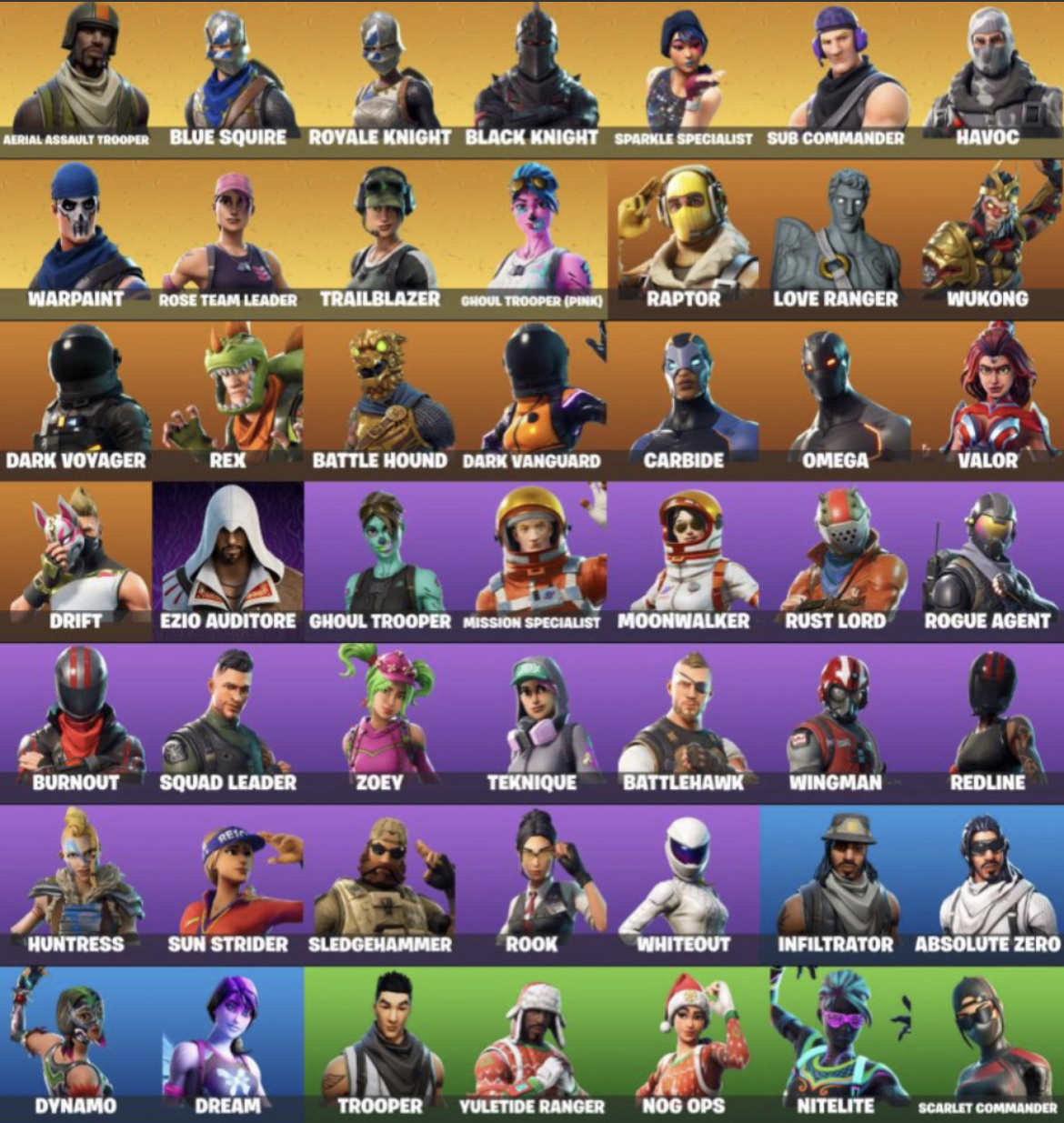 بنت الزومبي ورديه+جوردن الطيار+بلاك نايت+ 48سكن مضمون يربط سوني وبي سي
