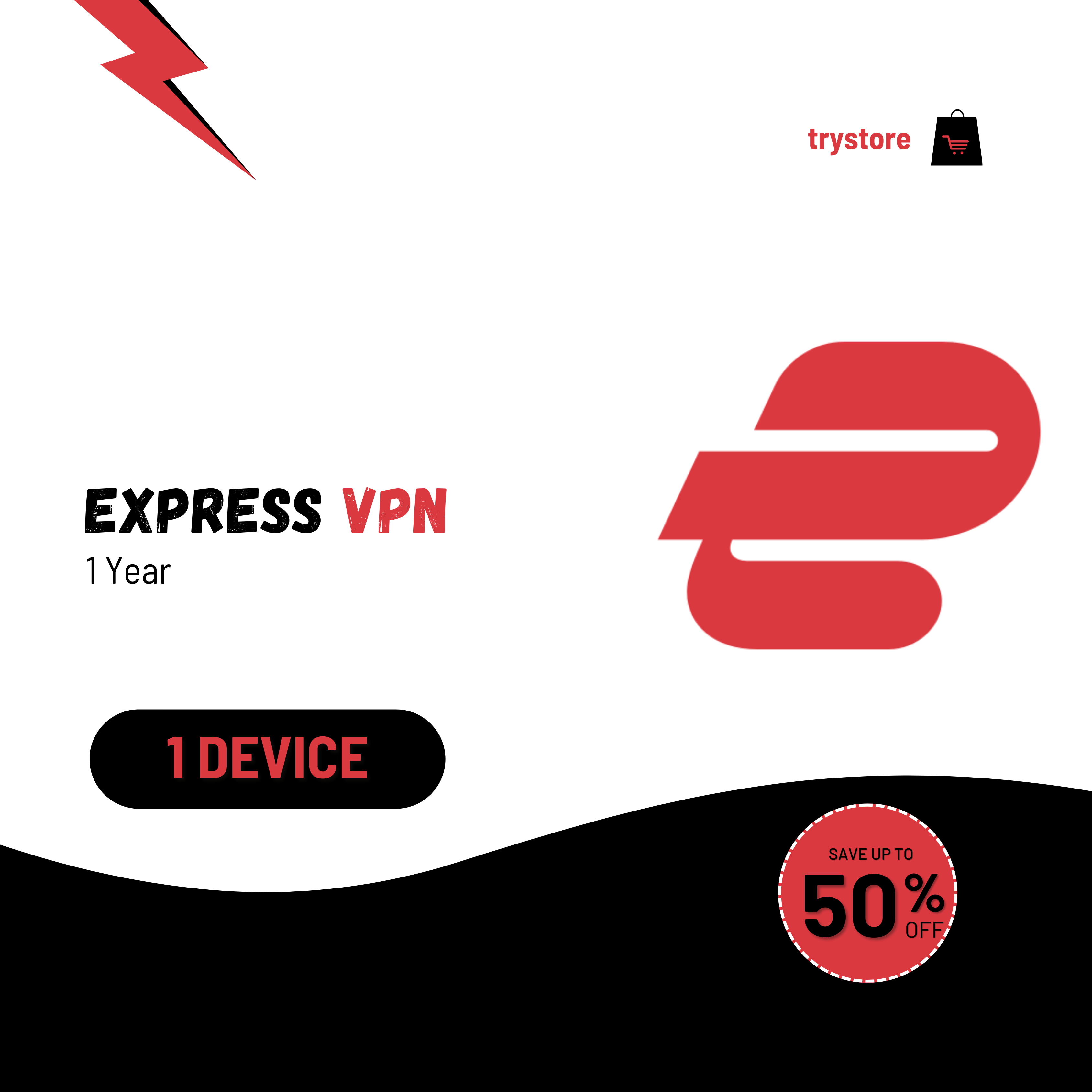 اشتراك ExpressVPN سنوي جهاز واحد