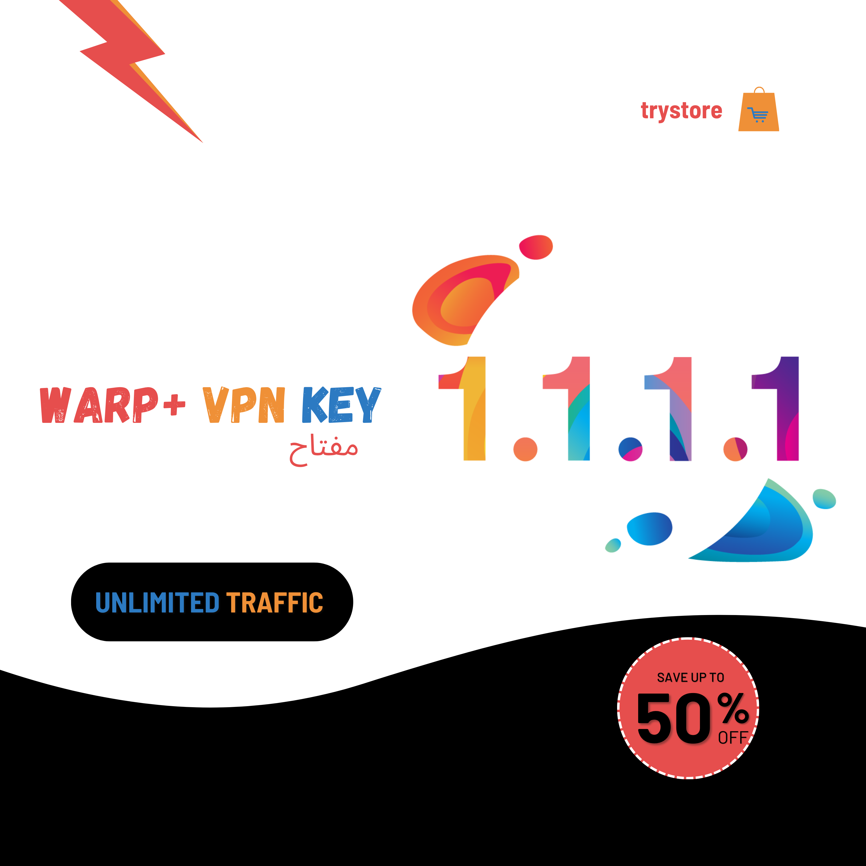 Cloudflare 1.1.1.1 Warp+ VPN Key (Global)